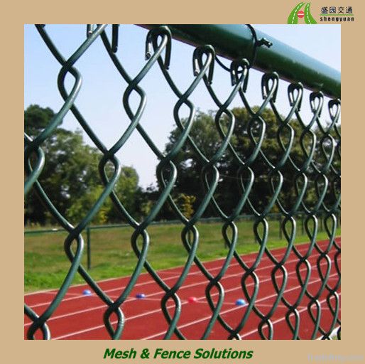 PVC coated chain link fence for playground