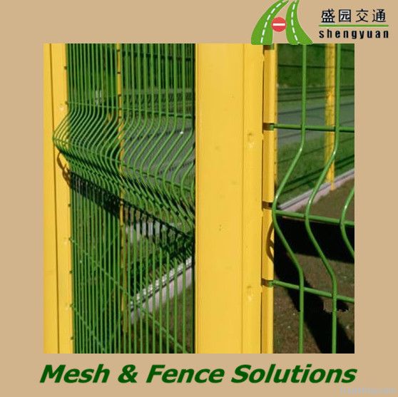 PVC Coated Curved Welded Fence Panel