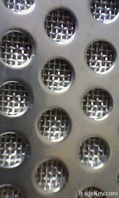 punching plate sintered wire mesh, stainless steel sintered wire mesh