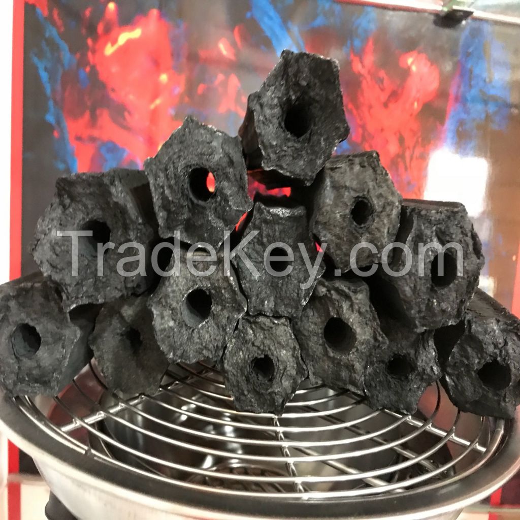 100% NATURAL LOW ASH SAWDUST BRIQUETTES CHARCOAL FOR EXPORT