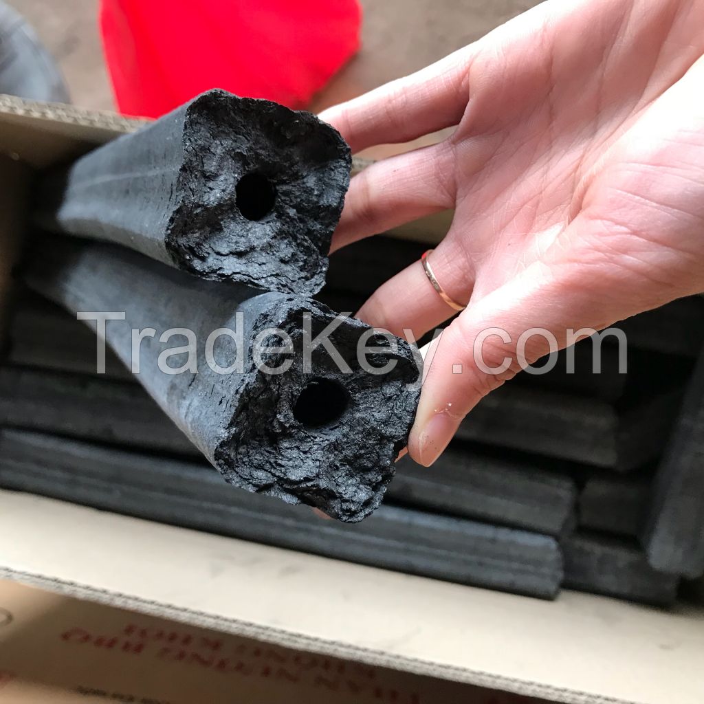Square Shape Sawdust Briquettes Charcoal from Vietnam