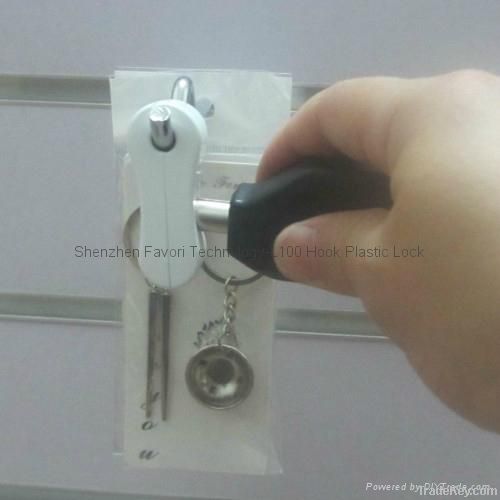 Security Plastic Lock, Hook Lock, Anti-theft Lock, Hook Stop Lock