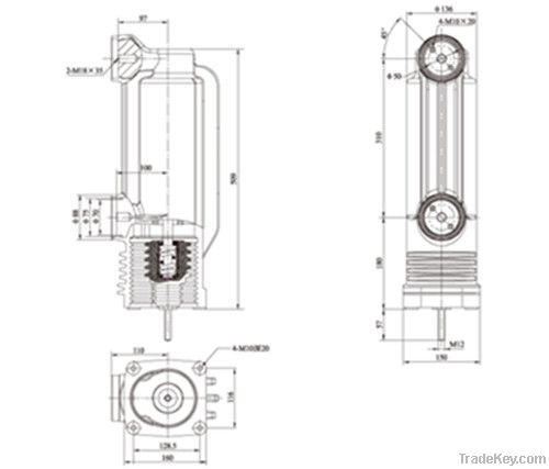 EEP-12-1600-40B Drawer type vacuum breaker tube