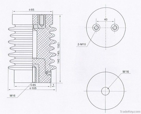 12kv Epoxy resin casting switchgear sensor