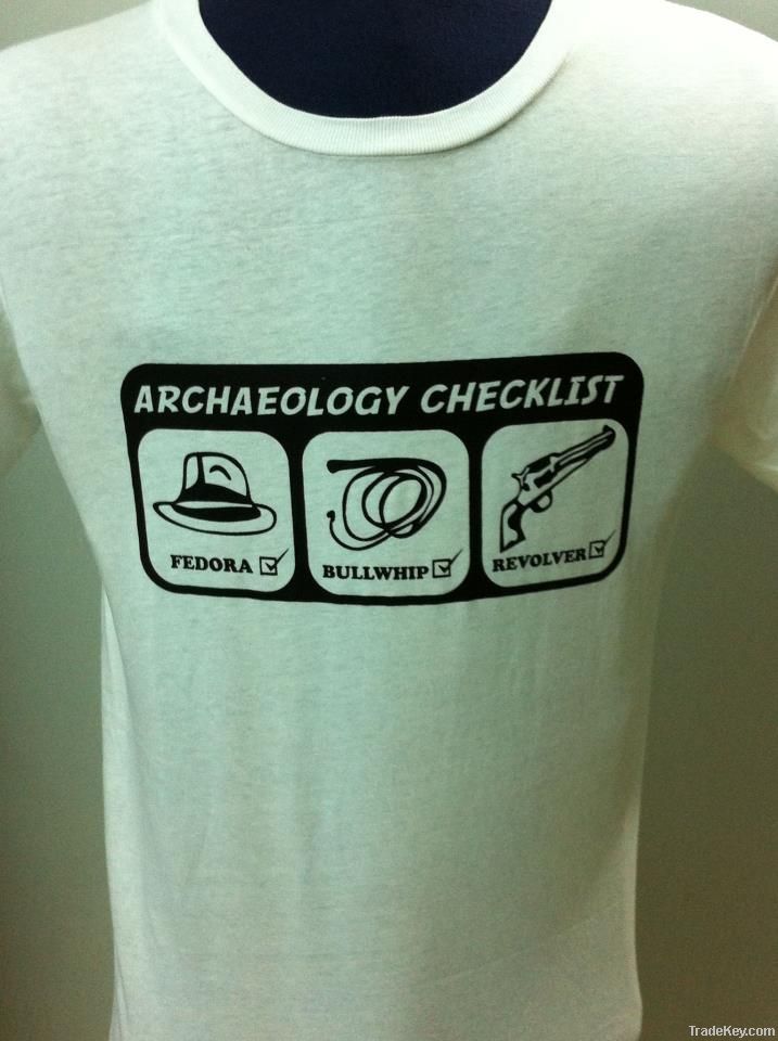 Indiana Jones Archaeology Checklist tshirt