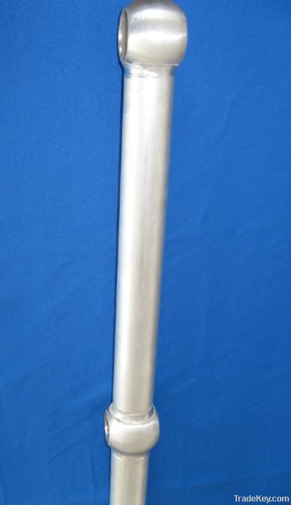 Aluminum stanchion