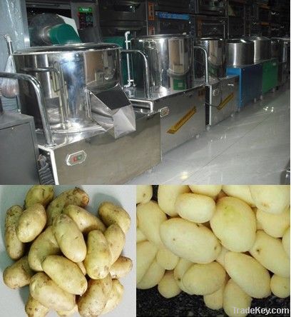 Potato Cleaning and Peeling Machine
