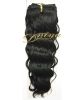 black brazilian curly wavy hair weft extensions