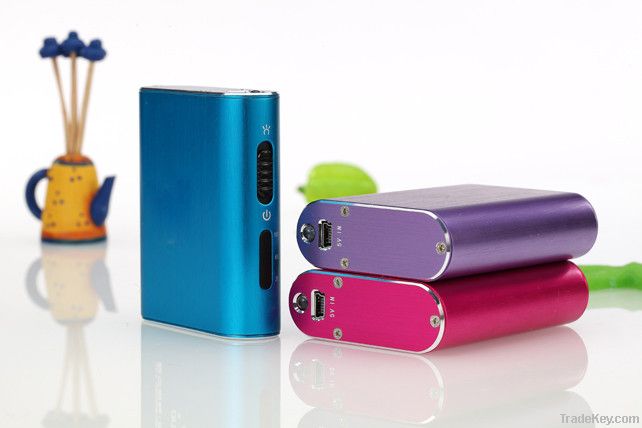 6500mAh Slim PMMA Surface + LED Torch power bank