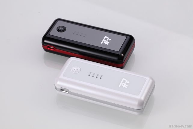 4400mAh Mini power bank + LED torch