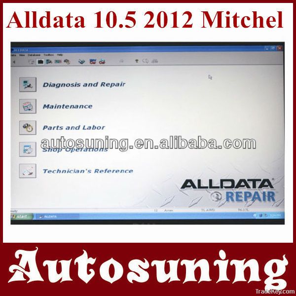 Hotsale---2012 New released alldata v10.50 and mithcell on demand 2012