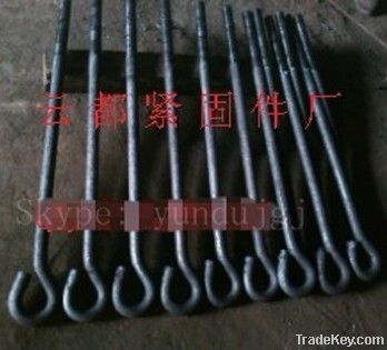 J type Anchor Bolts L shape q style Anchors Steel Brace High Quality
