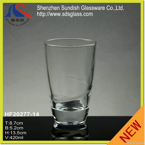 Machine pressed water glass cup HF20277-14(8)