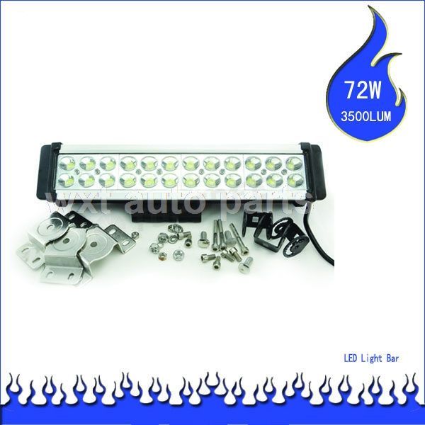 Double Lines 72W Off Road LED Bar Light for Police, Fire, Ambulance, 4X