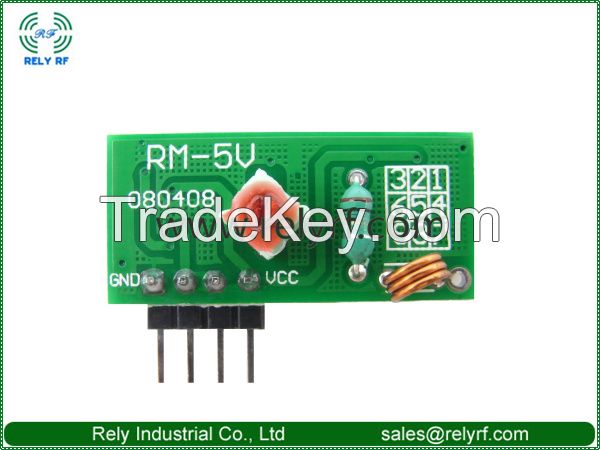 315MHZ -105dBm Wireless Receiver Module 5V WR-RY-RM5V