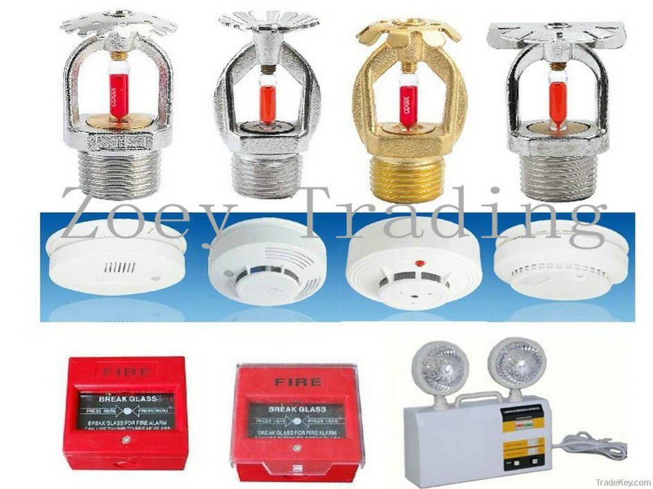 fire blanket, fire sprinklers