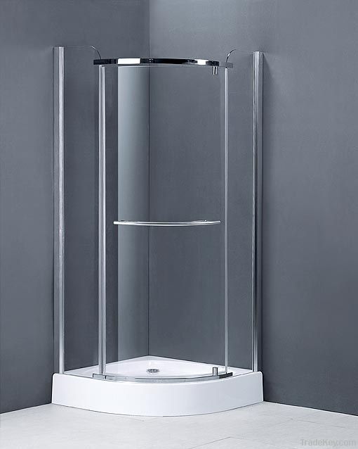 Quadrant  shower enclosures with shampoo rack