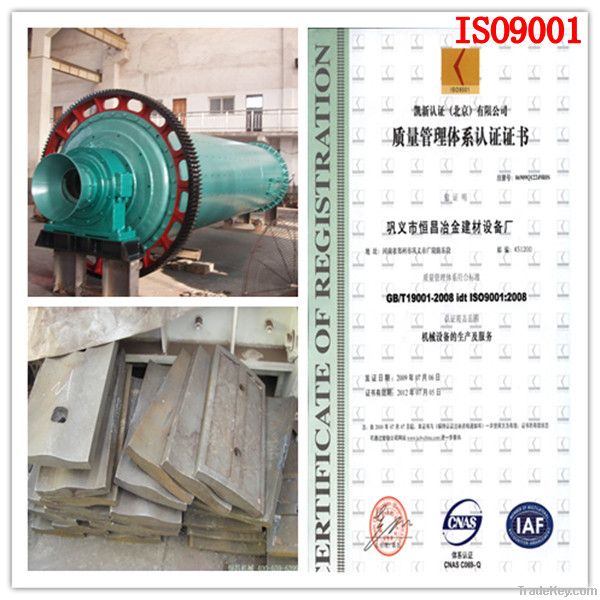 ISO9001 iron ore copper ore mining  Ball Mill