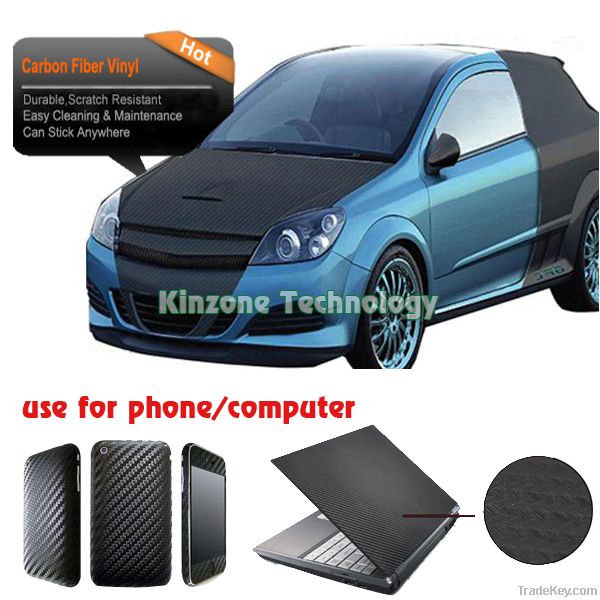 3D Carbon Fiber Vinyl for Phone, Computer and Car