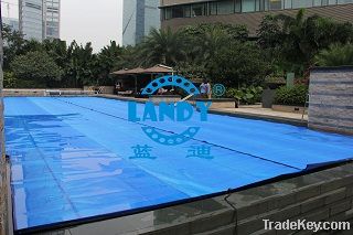 Rectangular swimming pool cover