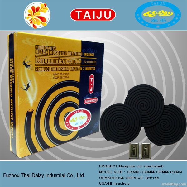 125mm/ Perfume/ black Mosquito coils/mosquito repeller