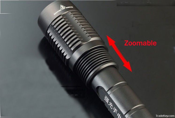 zoomable cree T6 led torch