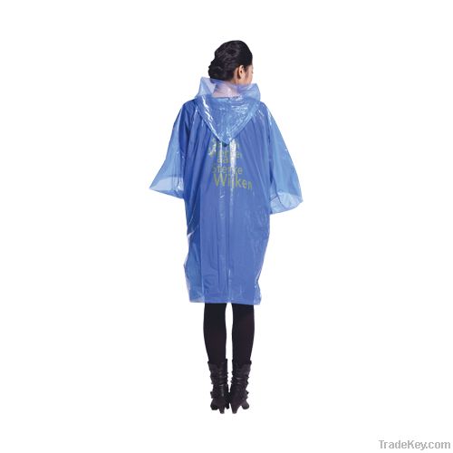 Disposable  Adult Emergency Rain Poncho