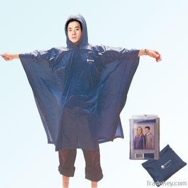 Adult durable reusable pvc rain poncho raincoat