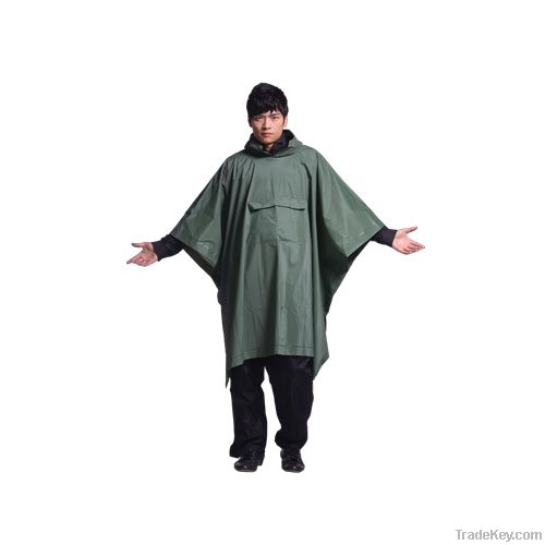 PVC rain ponchos raincoat rain coat for adult