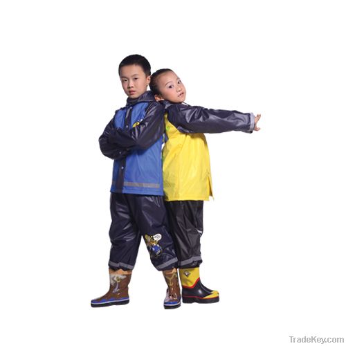 Kids Children boys girls pvc cartoon raincoat rain coat