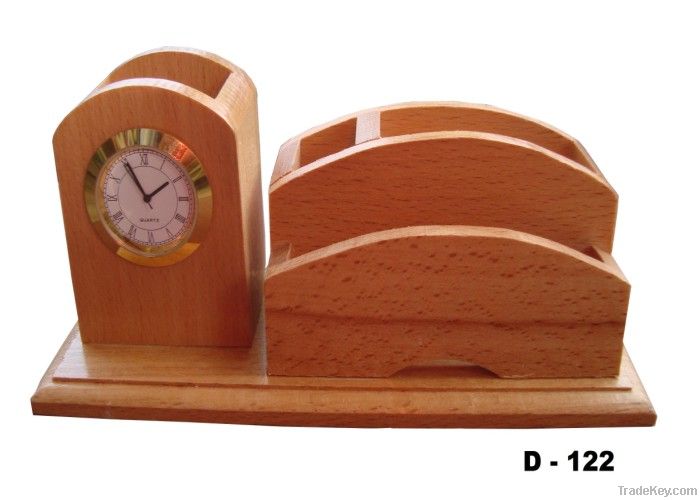 wooden desktop organizer