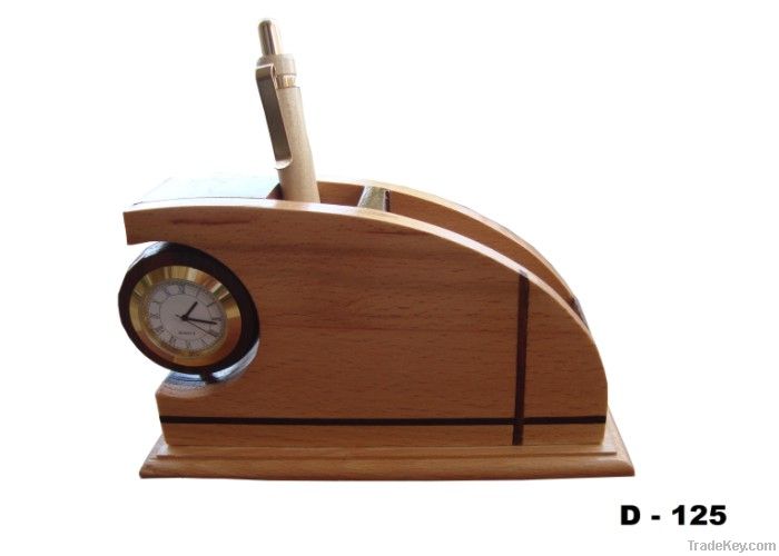 wooden desktop organizer