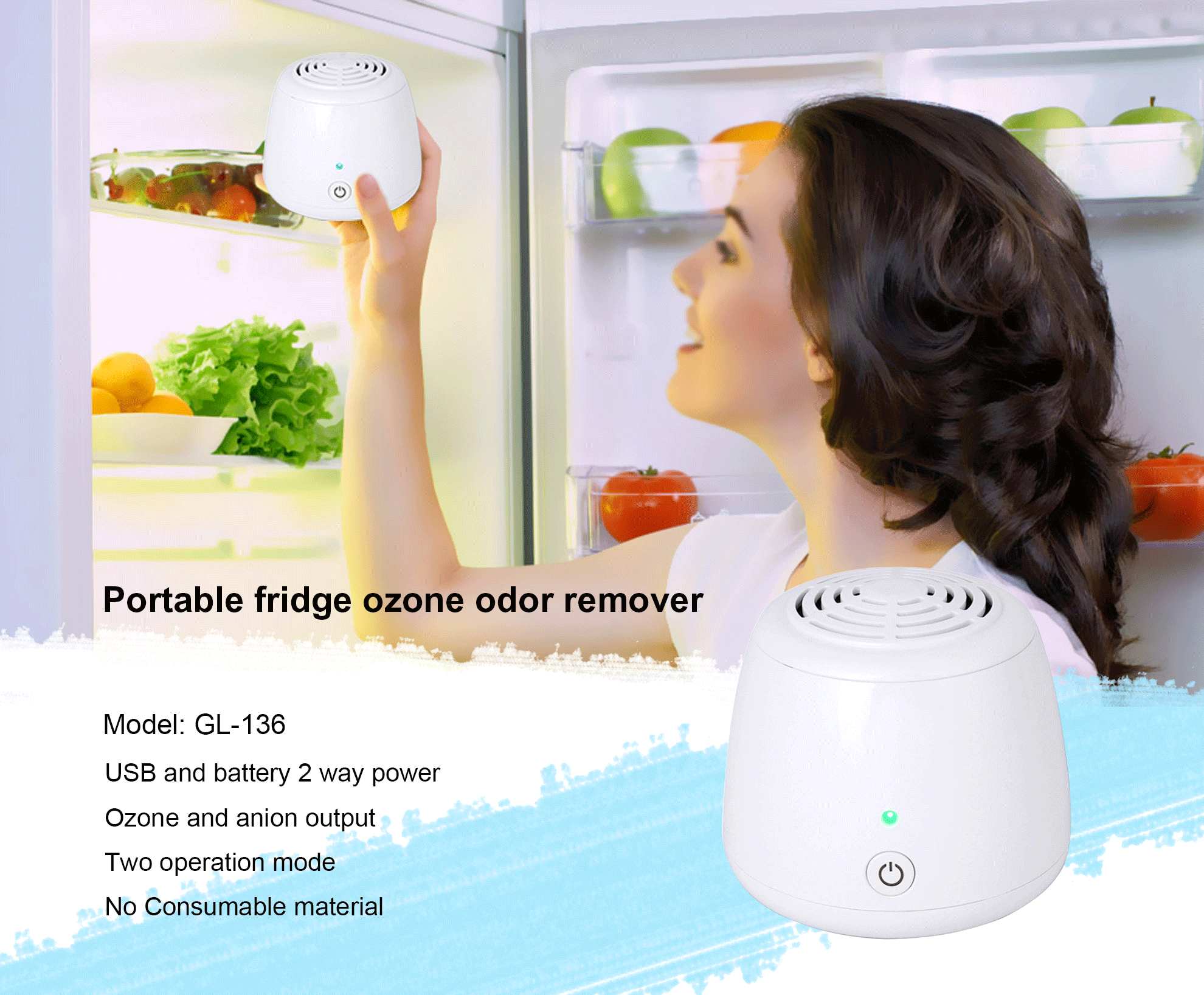 USB Multi function Fridge Purifier Ozonator