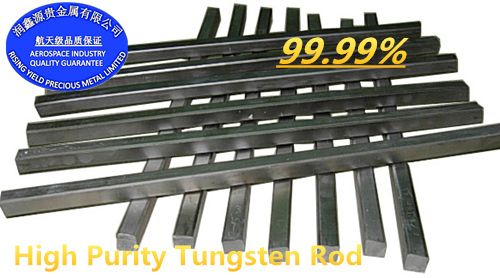 High purity Tungsten Bars / Rods in aerospace industry quality