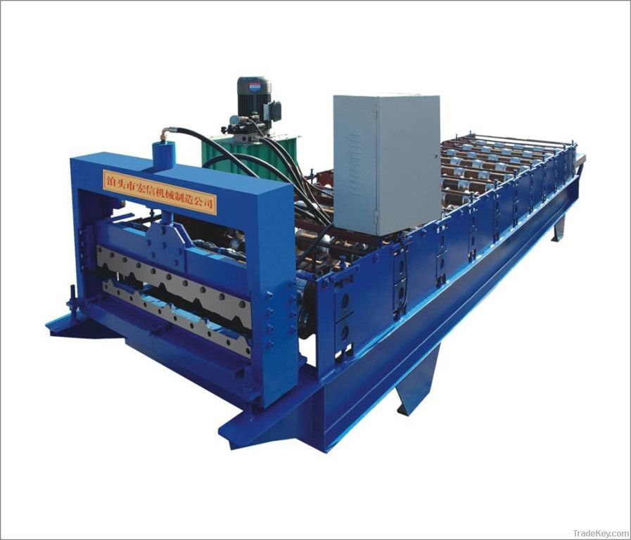 computer full automatic 840 coloer steel roll forming machine