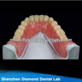Dental Complete Full or partial Acrylic Denture Supplies 