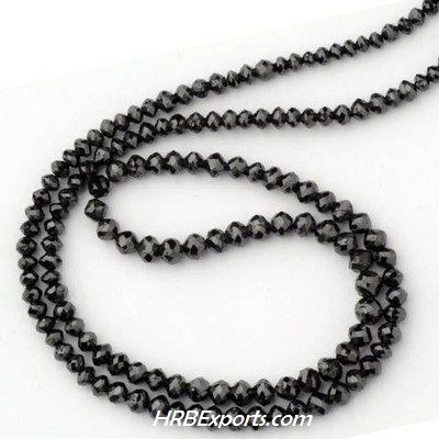 Black moissanite Beads