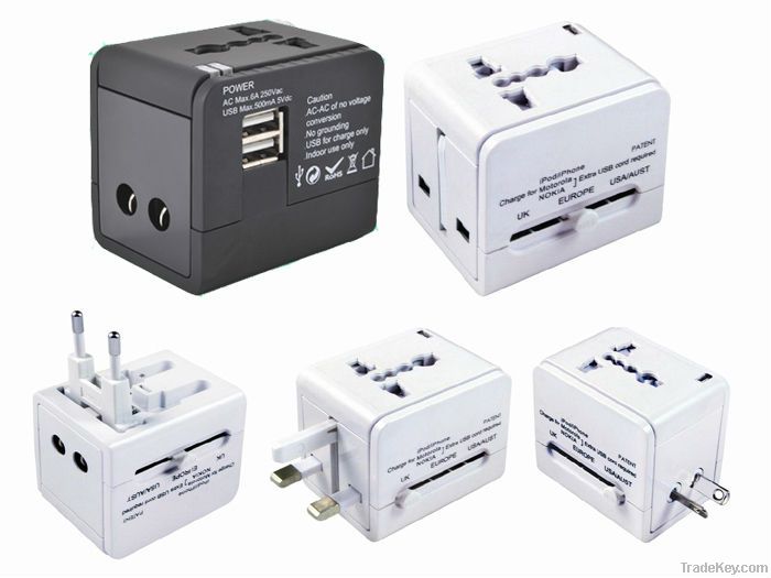 world travel adapter with usb port
