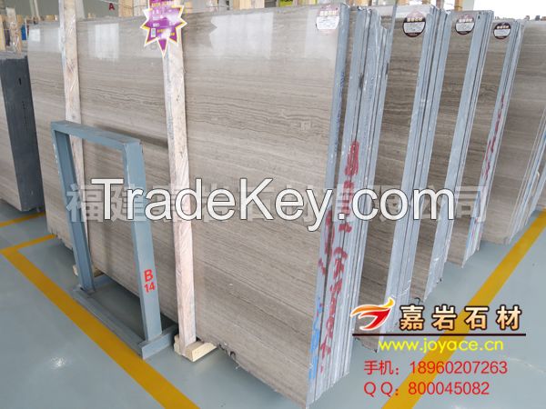 Grey Marble Chinese Grey Wooden Marble Slab Tile