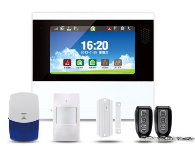 Full touch 7 inch LCD Wireless  Gsm/PSTN  Alarm system