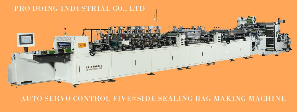 Auto Servo Control Five-Side Sealing Bag Making Machine