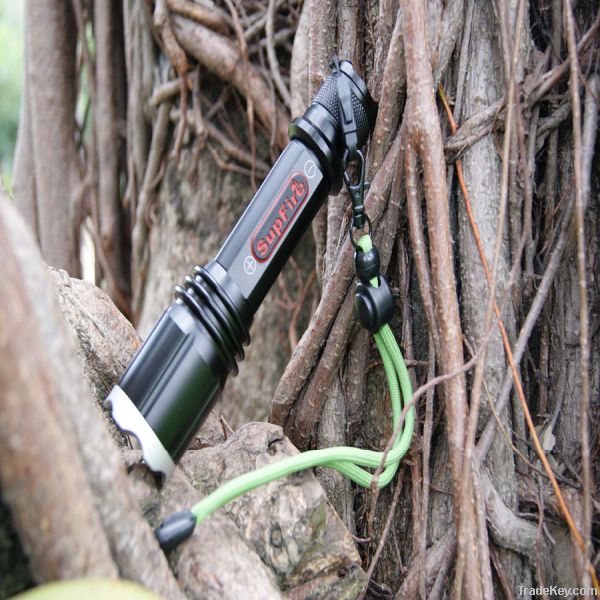 SupFire C6 have 5 dimming mode with CREE Q5 led outdoor flashlight