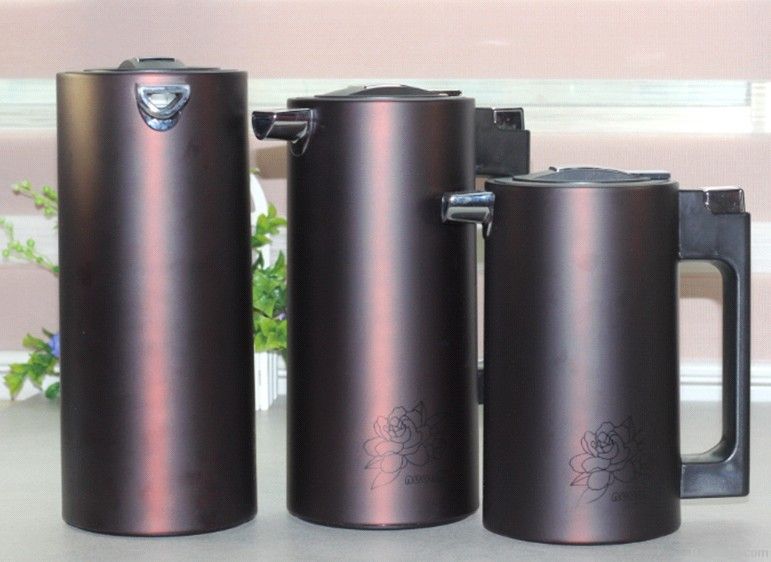 Glass thermos flask/ Double wall stainless steel Vacuum Coffe flask/