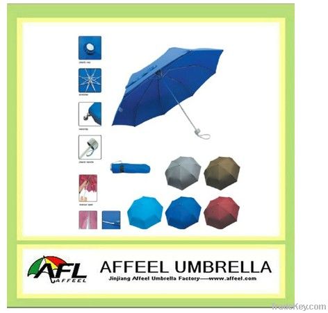 21"X8K three fold umbrella, promotion umbrella