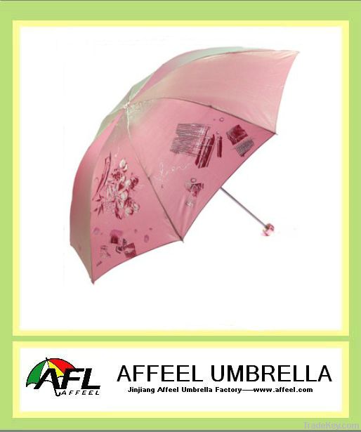 manul easy carry flower uv-protection folding umbrella