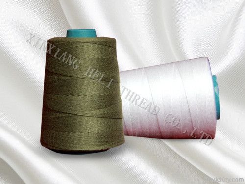 10/4 polyester bag closing sewing  thread