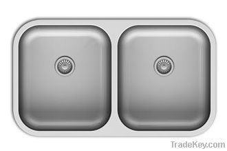 AS 81 - Double Bowl Undermount Kitchen Sink