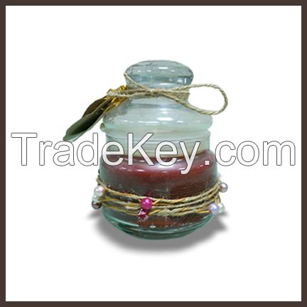 Classic Rose Candle Jar