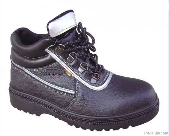 Cow Industrial Leather Working Safety Shoes