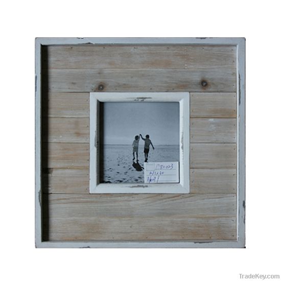 antique wood photo frame